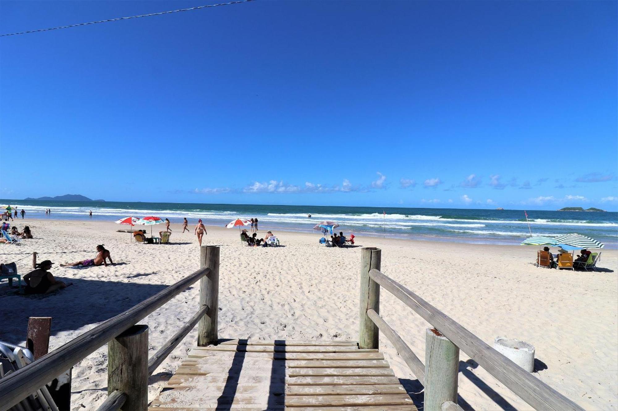 Maravilhoso Apto Wi-Fi E Vista Para O Mar - Hb06F Florianópolis Exteriör bild